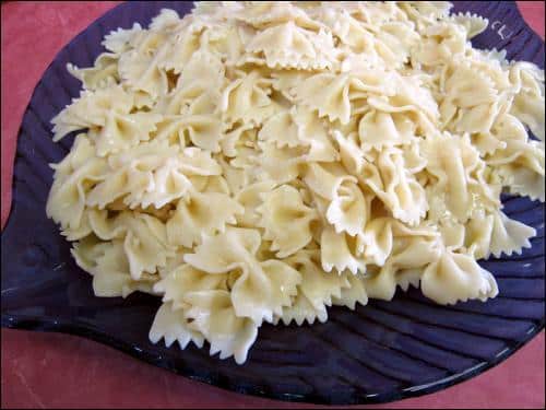 Les tagliatelles, les raviolis et les farfalles